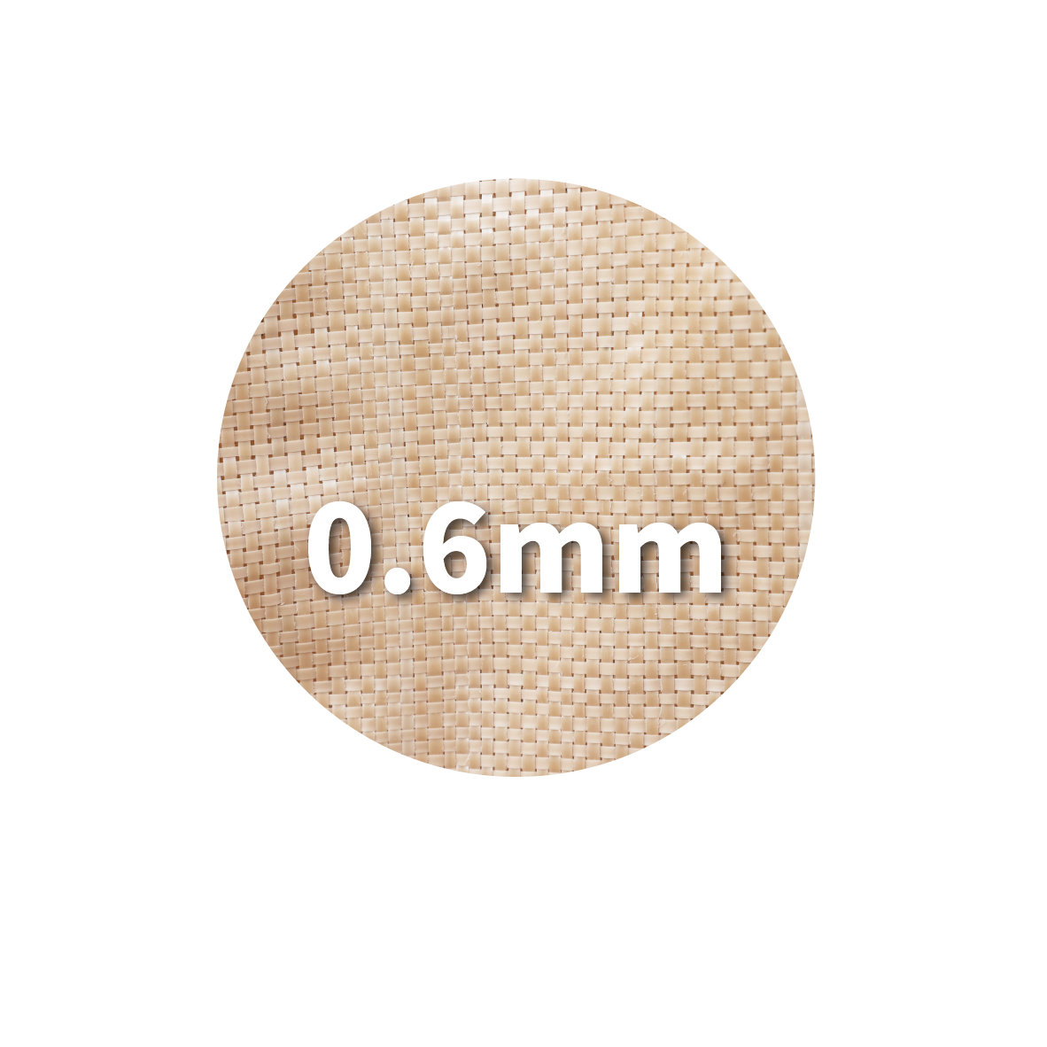 SW500-T06 水切りフレコンバッグ 目合い約0.6mmのメッシュ生地（拡大）