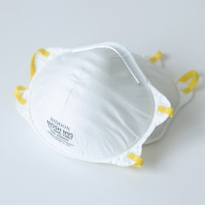 HD-2006H N95マスク NIOSH N95の表示とノーズクリップ